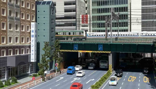 都市の裏路地 ジオラマ 高速 道路ジオラマ Tiny City Bd16 高速道路ジオラマ 沙田 荃湾 青衣島