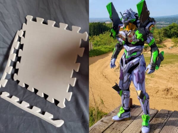 エヴァンゲリオン 初号機 コスプレPart 2/2 (Body) リアルなエヴァ初号機のコスプレ衣装 材料はなんと100均のジョイント