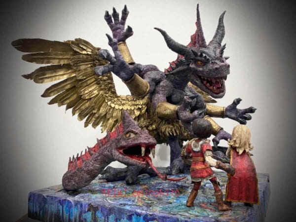 これは「紙」ワザ！ドラクエモンスターを紙で立体化したファンアート