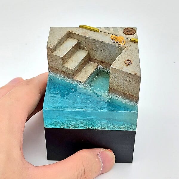 漁港で見つけるとテンションが上がる階段」をジオラマで再現｜Infoseek