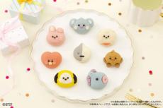 TATAやVANが和菓子になった　「食べマス BT21」ファミリーマートで限定発売