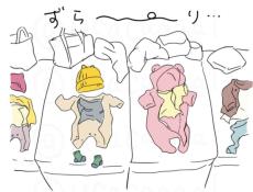 乳幼児健診で大量の「抜け殻」？　ユニークな視点にほっこり