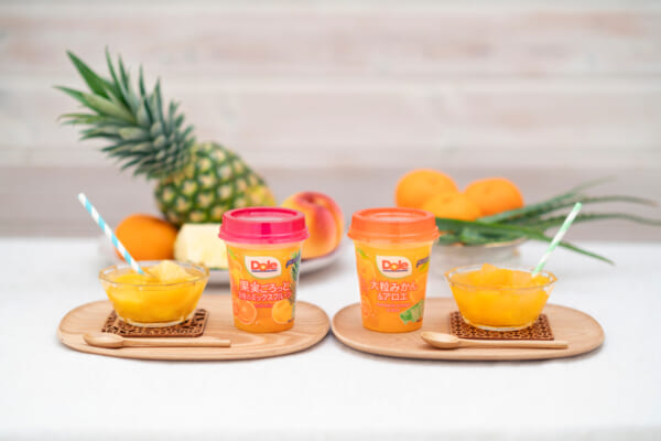 Doleのフルーツカップがリニューアル 大粒果肉＆果汁100％で満足感