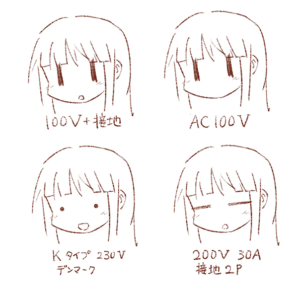 ゆゆ式」縁ちゃんが“コンセントの顔”に！ 世界の規格を表現したファン