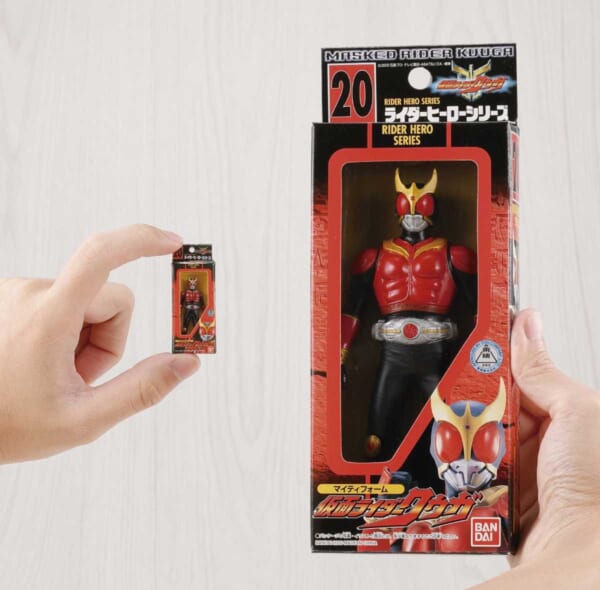 懐かしの“箱入りソフビ”が手のひらサイズに「仮面ライダー ソフビ