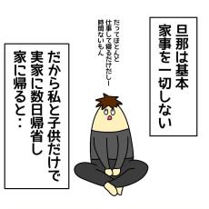 【漫画】実家に帰省する妻　自宅に残る夫に「洗濯物を取り込んで」と依頼…帰宅後、ブチギレたワケ＜作者インタビュー＞