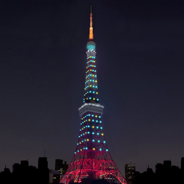 一夜限りの「梅雨明けダイヤモンドヴェール」点灯　東京タワーが夏到来のライトアップ   　