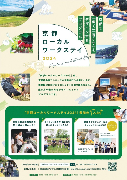 ユニークな地元企業との出会いを求めて　現地で体験する「京都ローカルワークステイ」