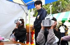 事故のない安全な農作業を　VRで模擬体験　福岡のJA筑前あさくらが地元催事にブース設置