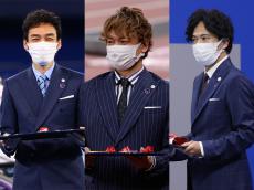 メダルプレゼンターを務めた稲垣吾郎さん、草彅剛さん、香取慎吾さんの写真で振り返る東京2020パラリンピック