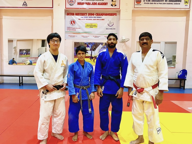 Soma Nagao coached India's para judo team to historic medals