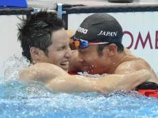 ライバルがいたからこそ流せた「君が代」、水泳・木村敬一悲願の「金メダル」