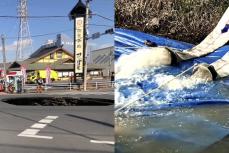 【埼玉・八潮の道路陥没事故】「前から糞のようなニオイが…」近隣住民らが感じていた“異変”　アスファルトのヒビは予兆だったのか