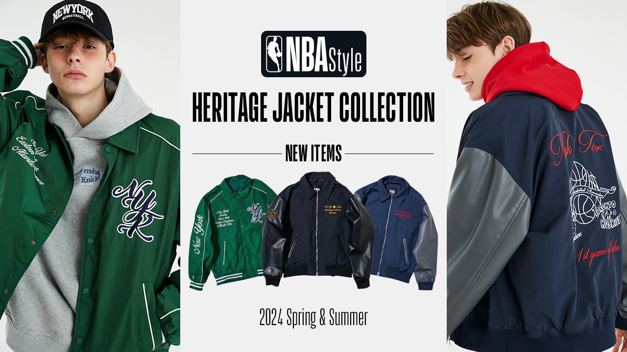 HERITAGE JACKET COLLECTIONがリリース！【NBA Style最新作】