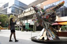 廃品に「新たな命」を吹き込む芸術家、環境保護芸術作品展が上海市民を魅了―中国