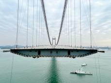 広西最長の海をまたぐ橋の橋桁の閉合作業完了―中国