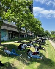 昼休みに芝生で寝転ぶ若者が増加、「公園20分間リラクゼーション法」が人気に―中国