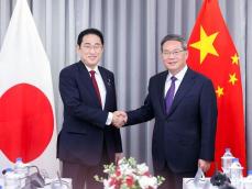 中国の李強総理が岸田文雄首相と会談