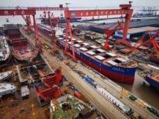 中国造船業、上半期に世界の新規受注の7割を獲得