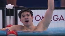 世界新記録！中国の潘展楽がパリ五輪競泳男子100メートル自由形で金