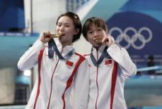 ＜パリ五輪＞女子シンクロ10メートル高飛び込み、中国の陳芋汐/全紅嬋ペアが金メダル