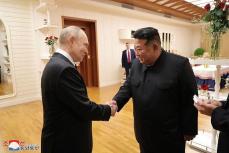 プーチン大統領、金正恩国務委員長に新年のあいさつ