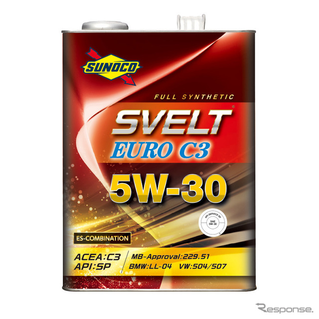 欧州車向けエンジンオイルSUNOCO『SVELT EURO』シリーズをリニューアル