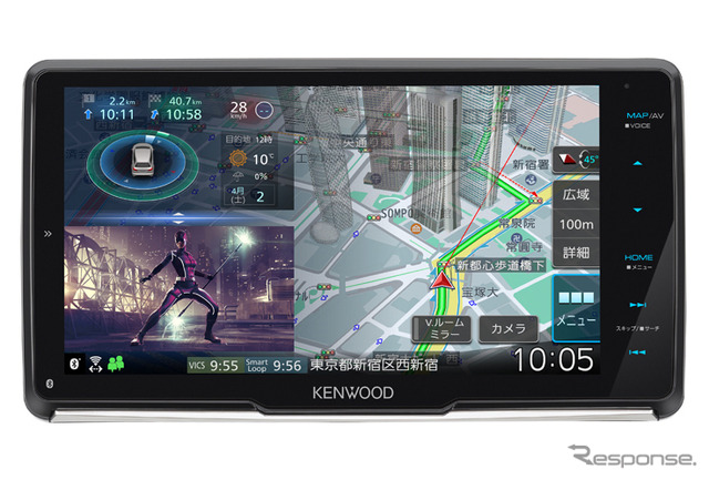 ハイレゾ音源への対応力が高いハイスピードナビ…ケンウッド『彩速ナビ』［カーオーディオ名機の系譜］
