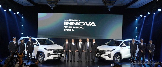 トヨタの新型ミニバン、第5世代ハイブリッド搭載…『イノーバ・ゼニックス』をインドネシアで発表