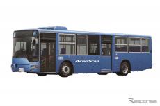三菱ふそうの大型路線バス『エアロスター』がオートライトに対応、ドライバー異常時対応も改良