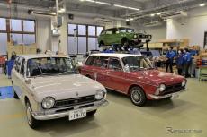 宮城スバル、ff-1レストアプロジェクト成就！…レオーネなど旧車2台がスバルAWDの生地を訪問
