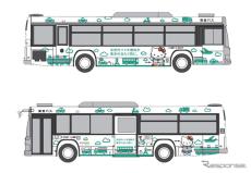 都営バスにバイオ燃料、58両が運行開始へ　キティちゃんも応援