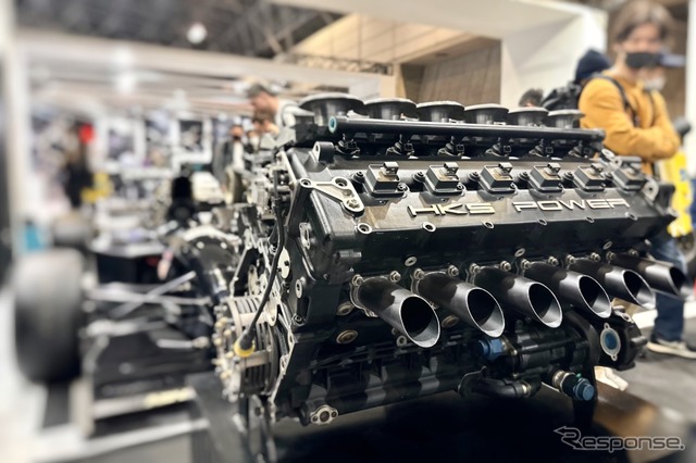 F1を目指した幻のV12気筒エンジン、HKSの創業50年の軌跡と未来への道程…東京オートサロン2023