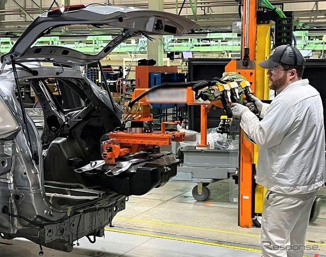 ホンダ CR-V 新型、ハイブリッドの生産を米国工場でも開始