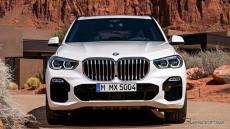 BMW X5 改良新型、キドニーグリルが光る…ティザー