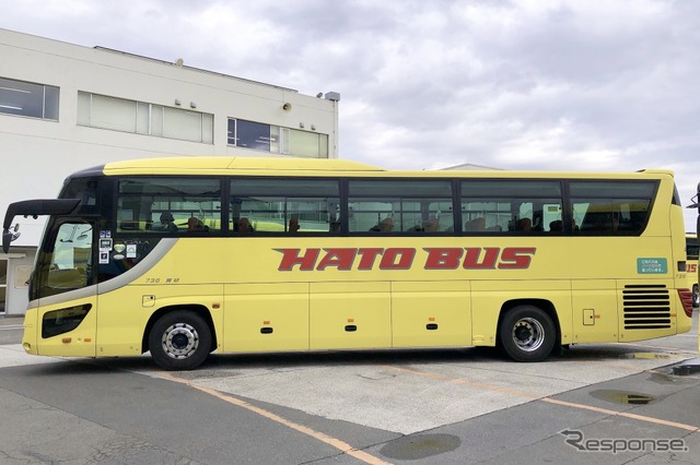 バイオ燃料使用の大型バス運行開始…はとバス