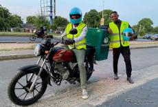 「住所のない国」でラストマイル配送、バイクとITを活用したヤマハ発動機の挑戦