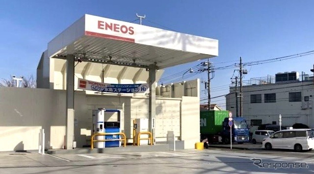 セルフ式水素ステーション、ENEOSが綾瀬スマートIC近くに開設