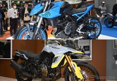スズキの新世代バイク『Vストローム800DE』と『GSX-8S』の共通点と違いとは？…東京モーターサイクルショー2023