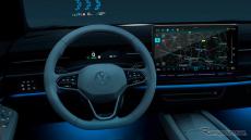 VWの新型EVセダン『ID.7』、内装の映像を先行公開---実車は間もなく発表へ