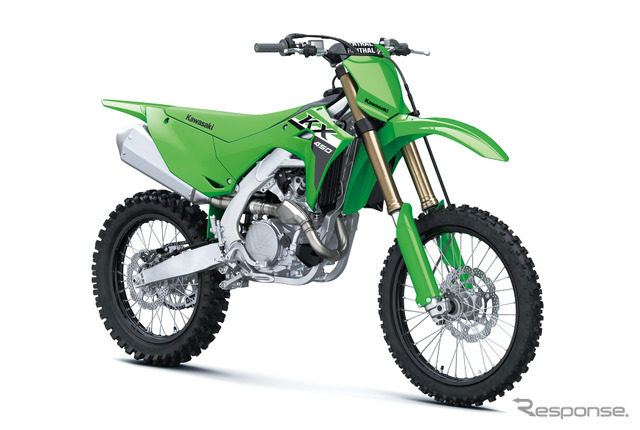 カワサキ KX450/KX450X がフルモデルチェンジ、KX/KLXシリーズ2024年モデル発売へ