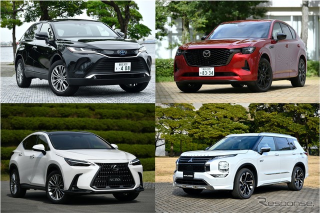 ハリアー vs レクサスNX vs CX-60 vs アウトランダー 比較】上質感 