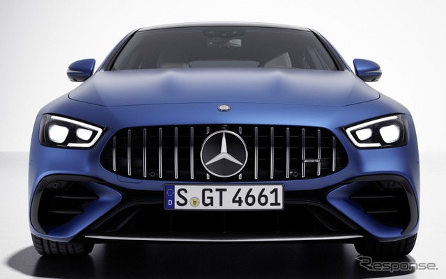 メルセデスAMG GT 4ドアクーペ、直6搭載車がV8顔に…改良モデルを欧州発売