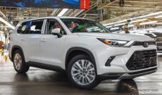 トヨタの新型SUV『グランドハイランダー』、全車ハイブリッド…米国で生産開始