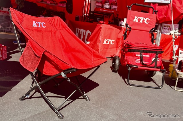 【鈴鹿8耐】工具メーカーがアウトドアに本気！ KTCのオフィシャルグッズが熱い