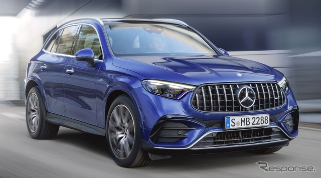 メルセデスAMG『GLC』新型に「43」を設定、電動ターボは421馬力