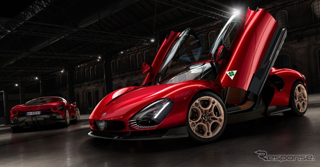 アルファロメオが新型スーパーカーを発表…620馬力ツインターボとEV