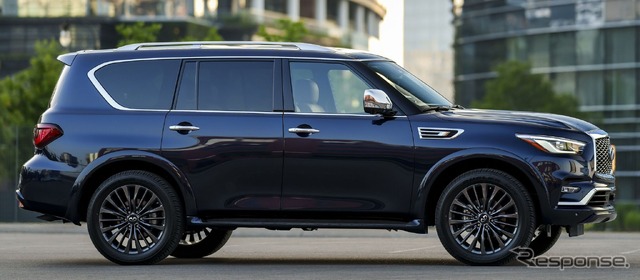 インフィニティ『QX80』、400馬力V8搭載の最上位SUV…2024年型を米国発表