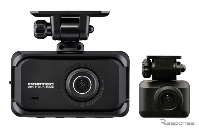 STARVIS 2搭載で画質向上、新型2カメラドラレコ「ZDR055」発売…コムテック