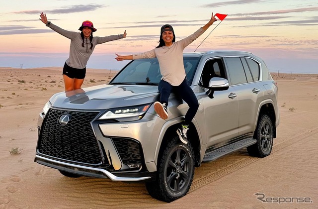 レクサス LX、日本にない「F SPORT ハンドリング」…女性だけで競う米ラリーに参戦